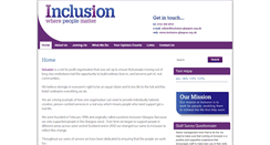 Desktop Screenshot of inclusion-glasgow.org.uk