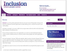 Tablet Screenshot of inclusion-glasgow.org.uk